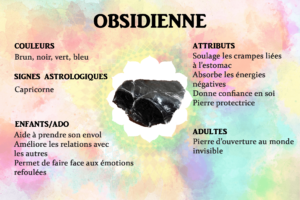 pierre vertus obsidienne