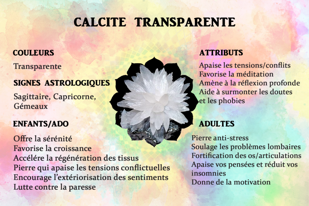 Pierre Calcite transparente