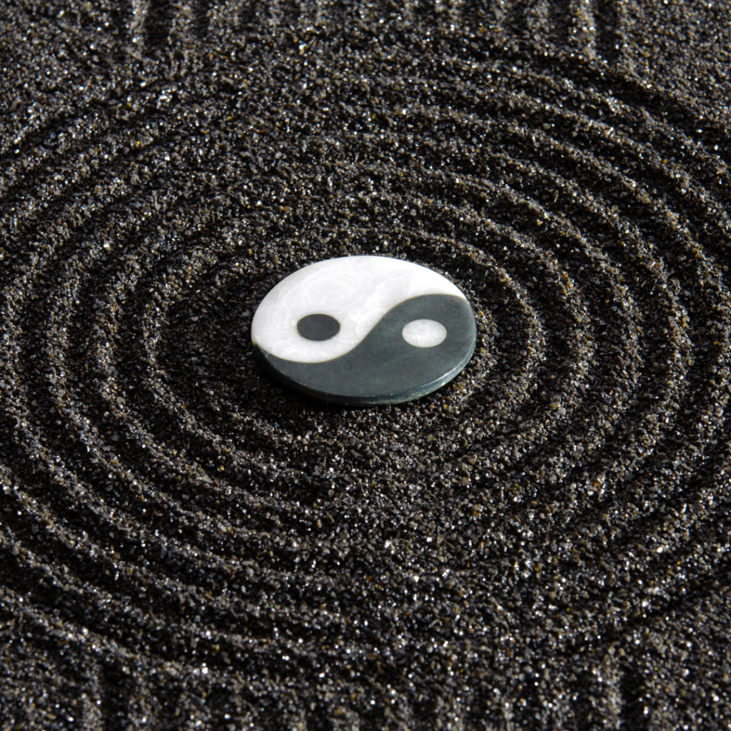 feng shui forme arrondie yin yang